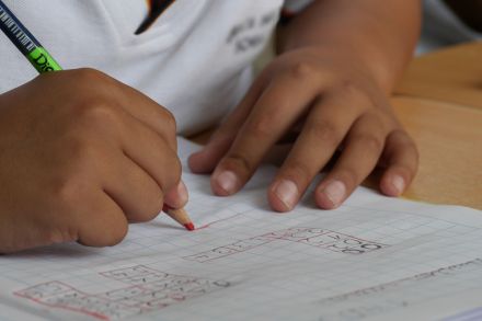 White Graphing Notebook